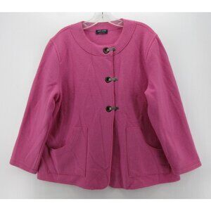 Saint James Sweater 12 Pure Wool Cardigan Jacket Toggle Pockets